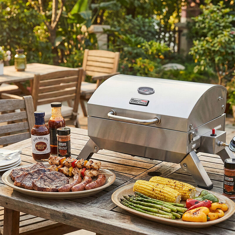 Royal Gourmet Stainless Steel Portable Grill image number 11