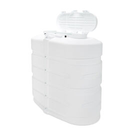Camco RV Double Propane White Tank Cover - White, 30 lb