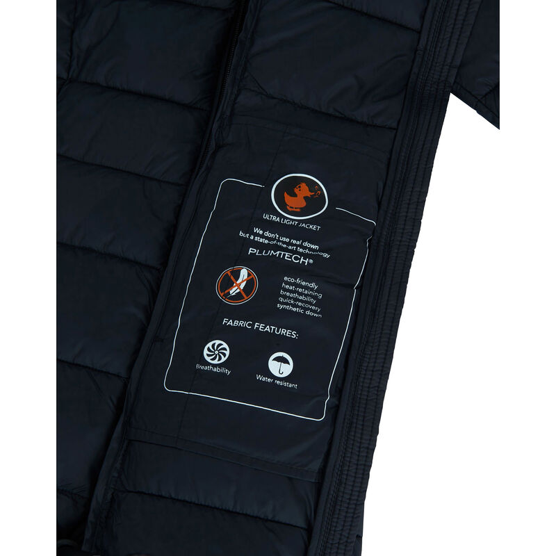 Save The Duck Women's Giga Long Quilted Winter Coat image number 7