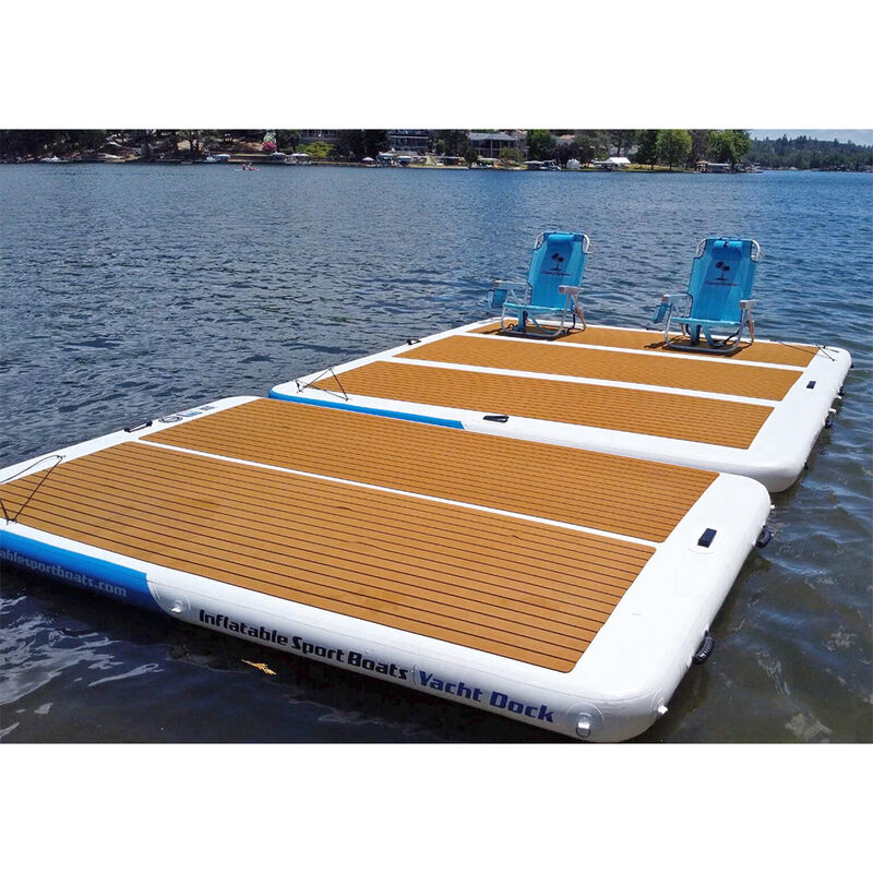 Island Hopper Inflatable Mega Yacht Dock, 10' x 10' image number 4