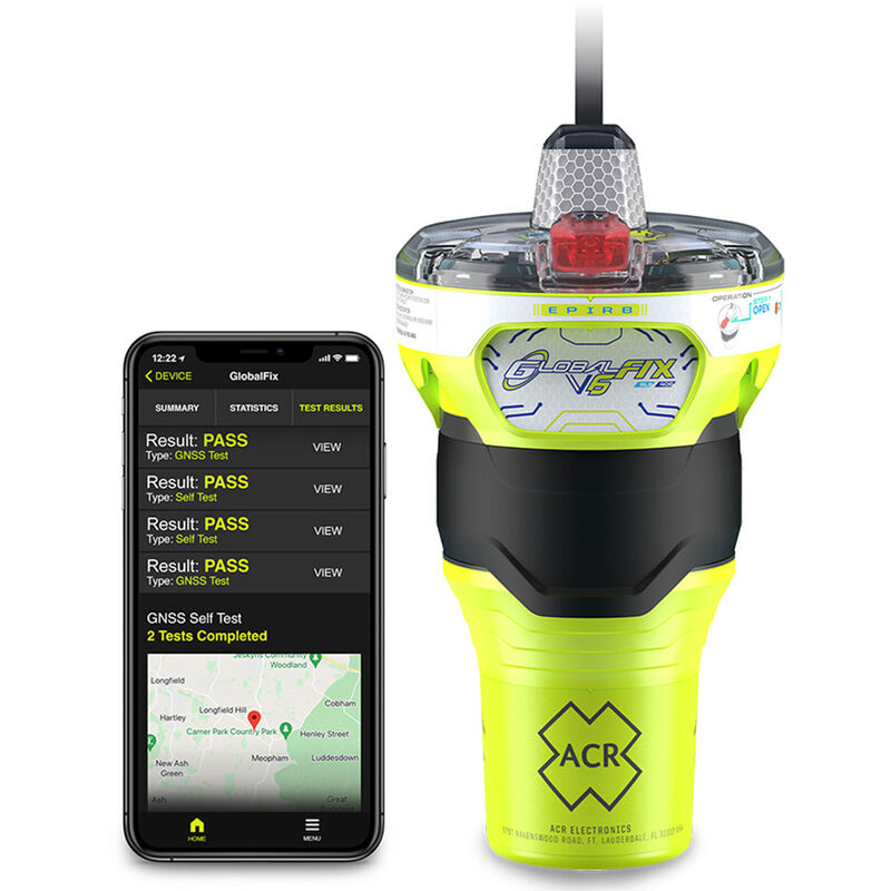ACR GlobalFix V6 Emergency Position-Indicating Radio Beacon with Cat I Bracket image number 3