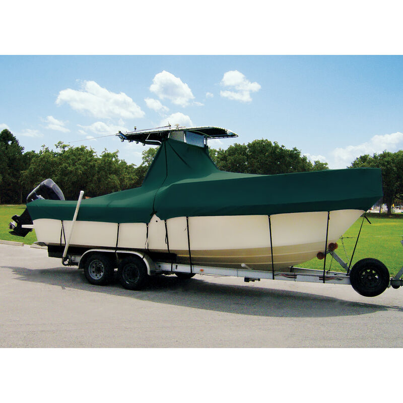 Taylor Made Cover For Boats With Fixed T-Tops and Bow Rails, 18'4" x 102" image number 5