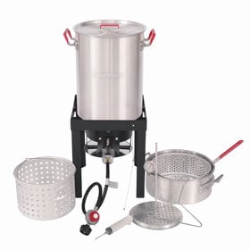 Creole Feast Turkey and Fish Fryer Boiler Steamer Set