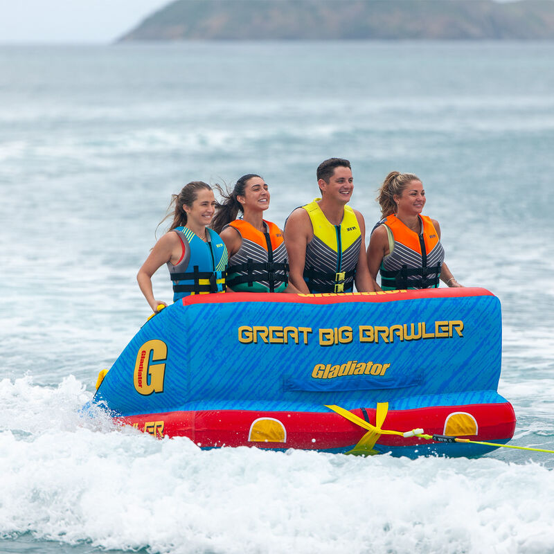 Gladiator Great Big Brawler 4-Person Towable Tube image number 4
