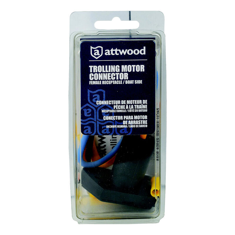 Attwood Trolling Motor Connector, Female Receptacle image number 1