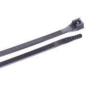 Ancor UV Black Standard Cable Ties, 8", 100 Pack