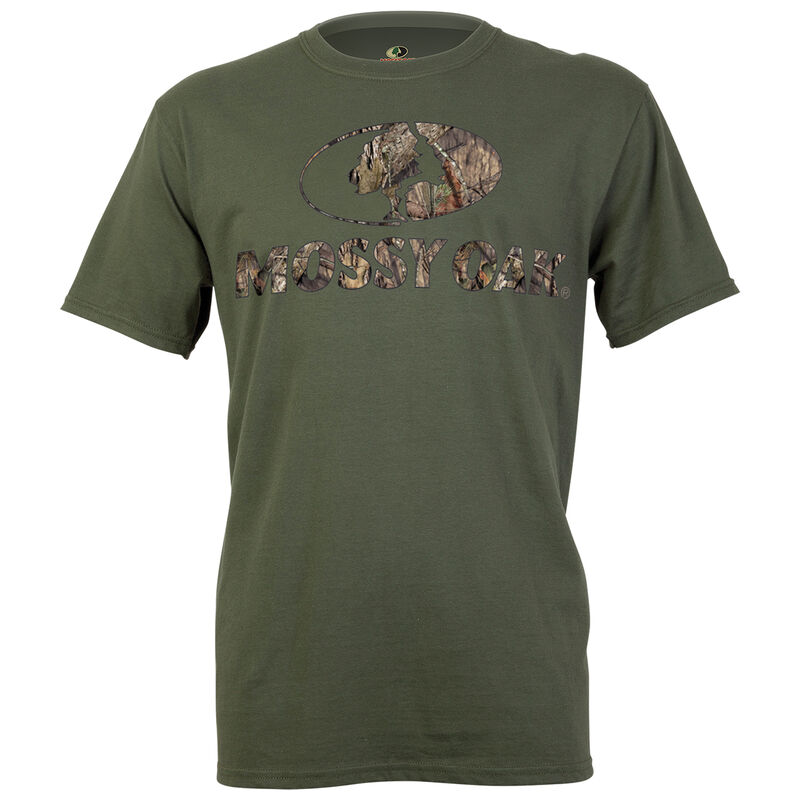 Mossy Oak Men's Camo Logo Short-Sleeve Tee image number 2