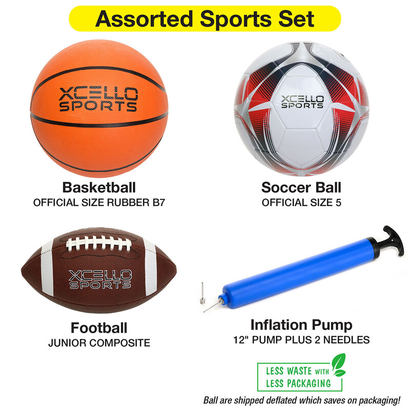 Xcello Sports Multi-Sport Ball Set image number 2