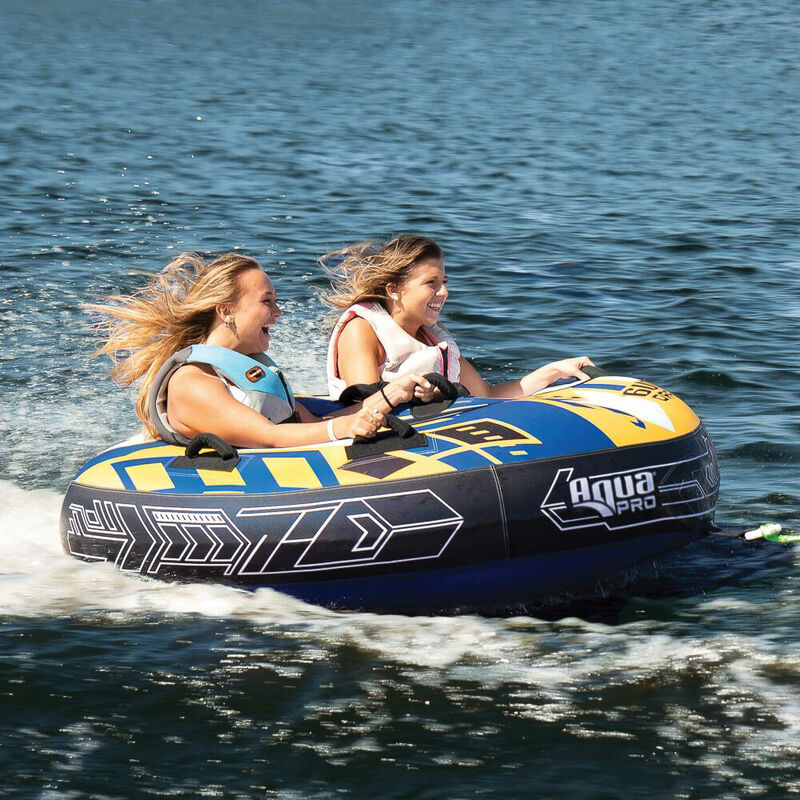 Aqua Pro 2-Rider Sit-In Towable Tube image number 4