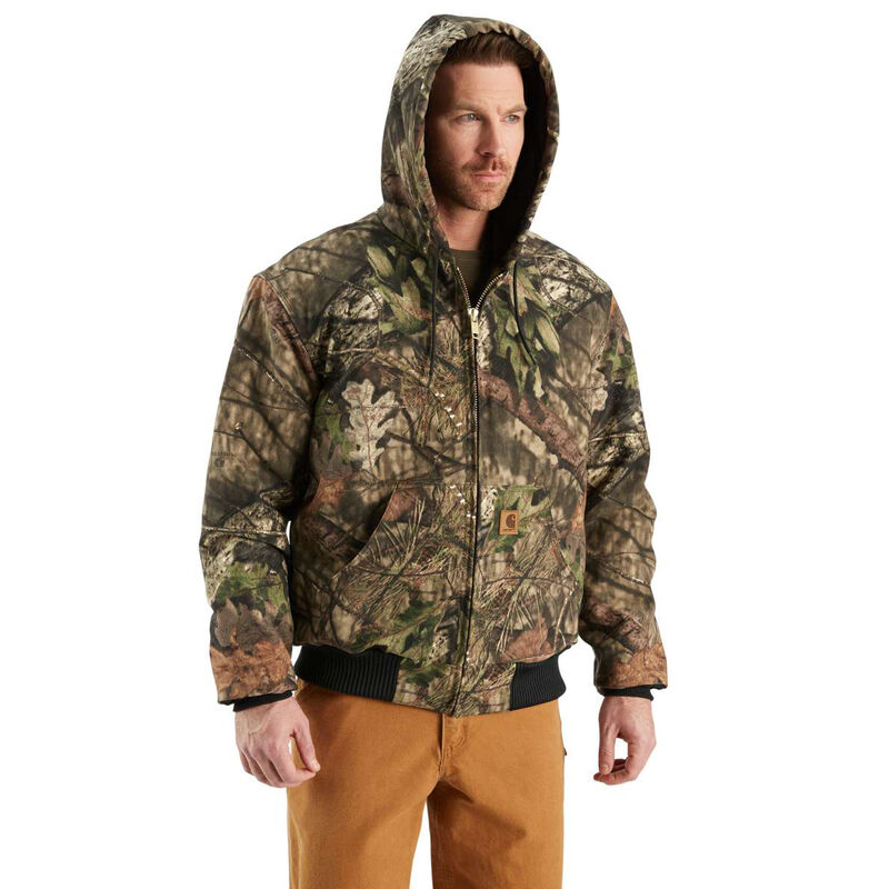 Carhartt Men's Quilted Flannel Camo Active Jacket image number 3