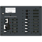 Blue Sea Systems 120V AC 2 Sources +9 Positions Panel
