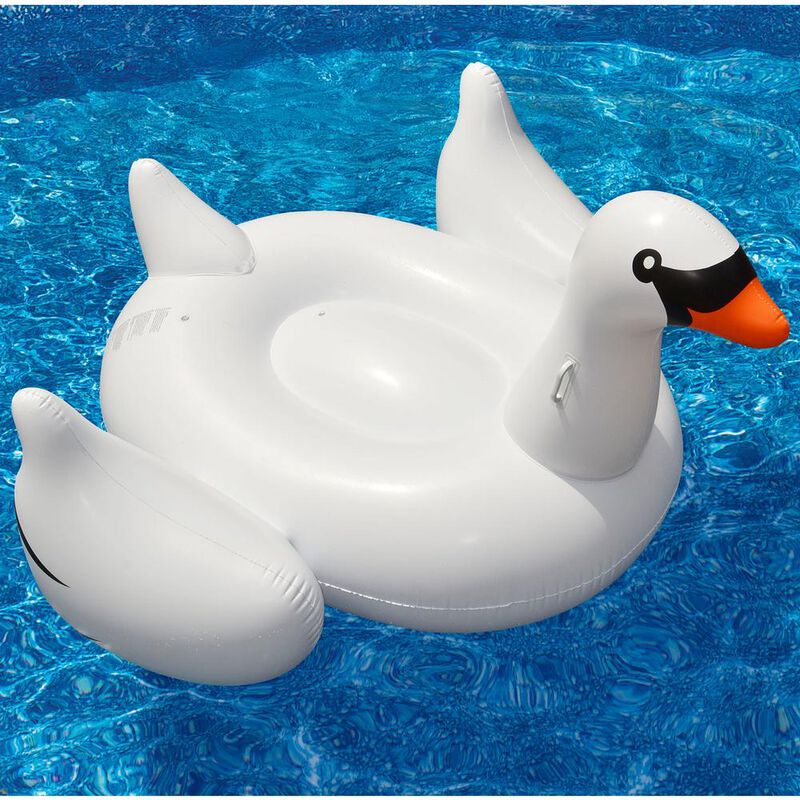 Swimline Giant Swan Ride-On Float image number 1