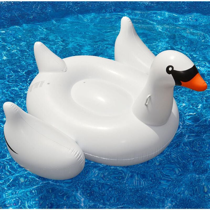 Swimline Giant Swan Ride-On Float image number 1