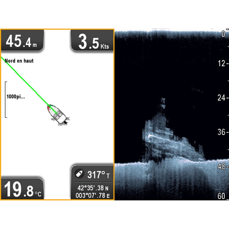 Raymarine Dragonfly 5 DVS With Dual-Channel CHIRP DownVision Sonar image number 6