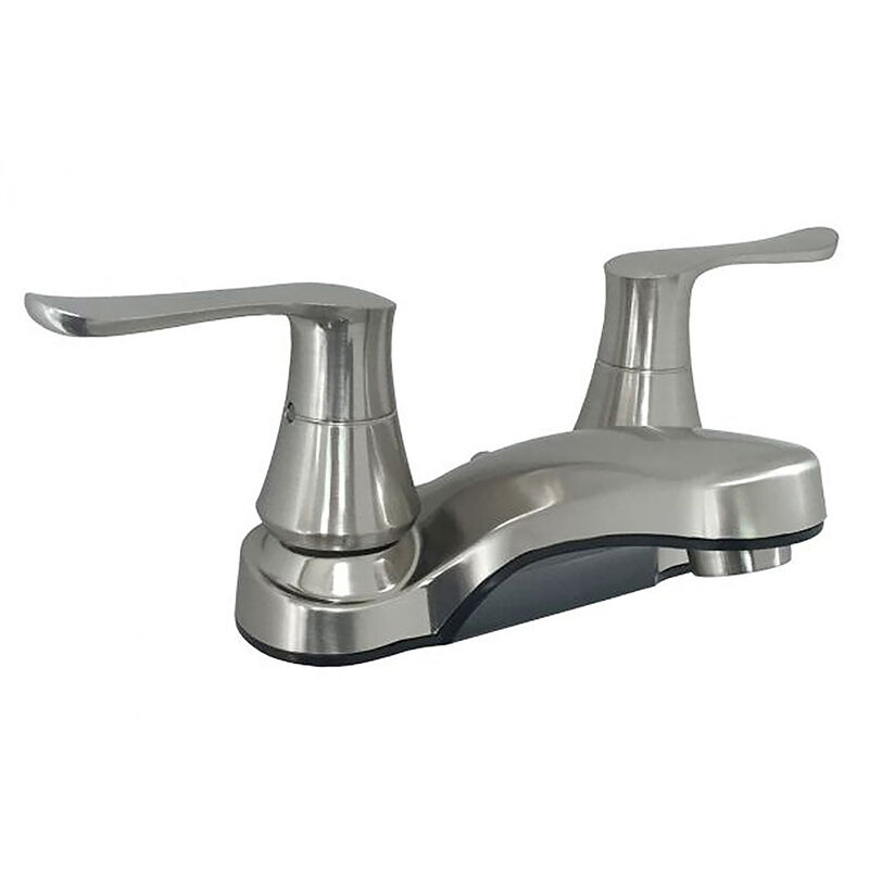 Empire Faucet Chrome RV/Mobile Home Bathroom Faucet with Solid Sabre Handles & 2.2 GPM Aerator