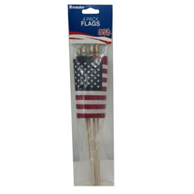 Grin Studios 4-Pack 10in USA Flags