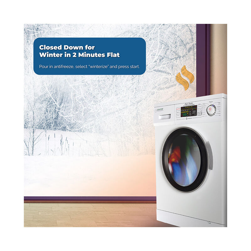 Equator Version 2 Pro All-in-One Washer Dryer, Vented/Ventless Dry, Winterize for RV Use, White image number 10