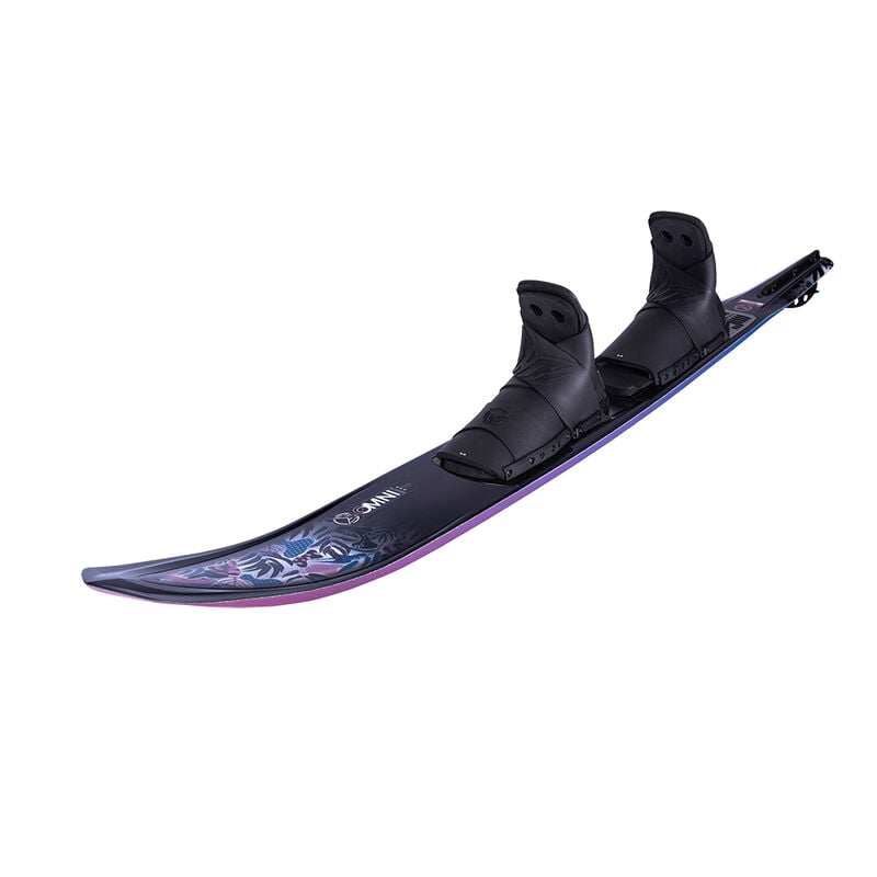 HO WMN Omni w/ Animal Dbl Slalom Ski Combo image number 1