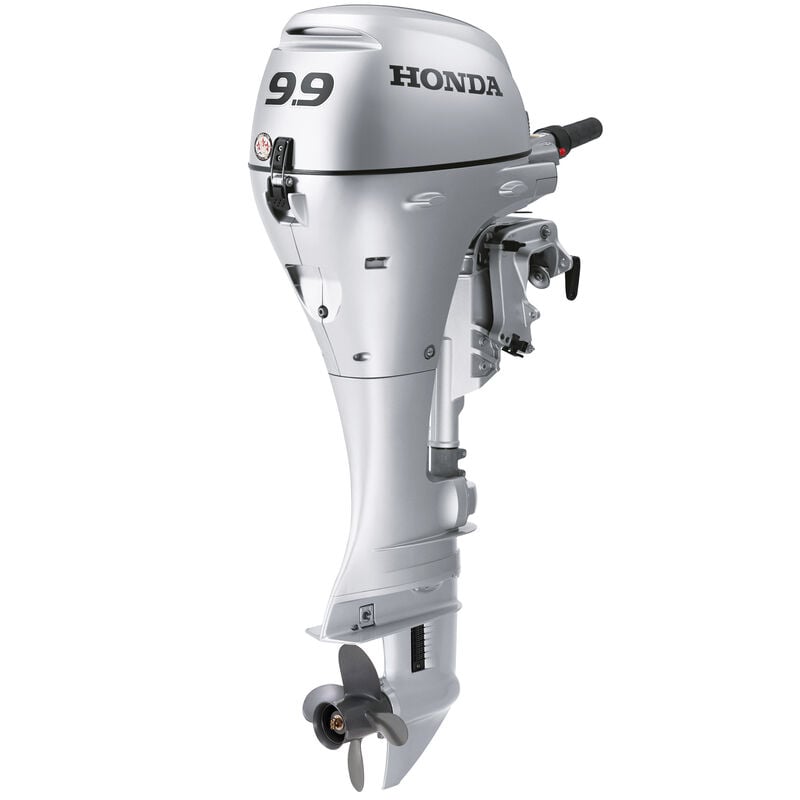 Honda BFP9.9 Power Thrust Portable Outboard Motor, Manual Start 9.9 HP 25" Shaft image number 1