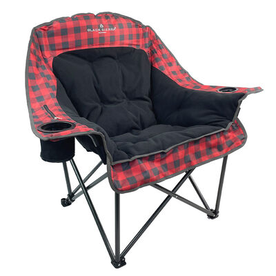 Black Sierra Heated Comfort Cloud Chair