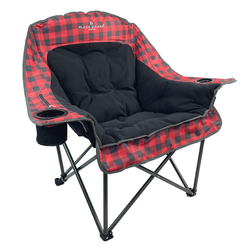 Black Sierra Heated Comfort Cloud Chair