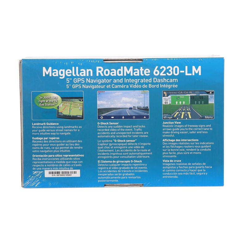 Magellan RoadMate 6230-LM 5&quot; GPS and Integrated Dashcam image number 8