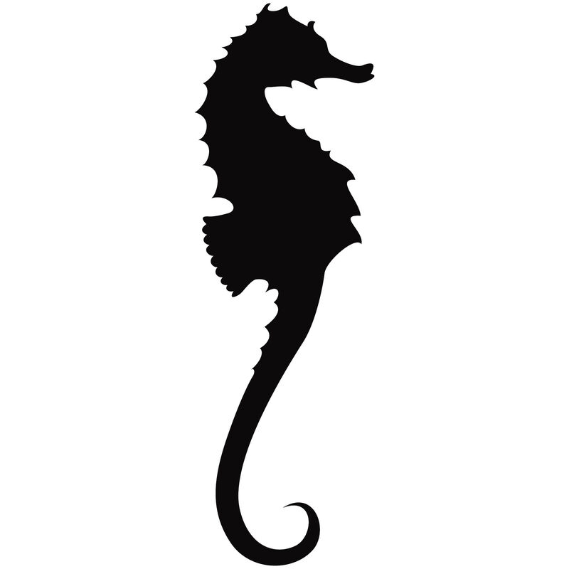 Sea Horse Vinyl Decal image number 6