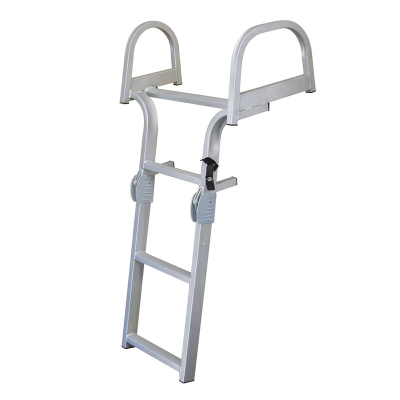 Toonmate 3-Step Dual-Curve Folding Pontoon Ladder image number 1