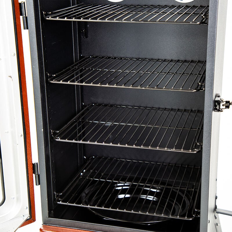 Pit Boss 3-Series Gas Vertical Smoker, Red Hammertone image number 5