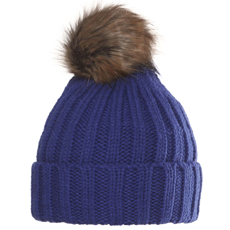 Chaos Women's Believe Rib Cuff Pom Pom Beanie image number 2