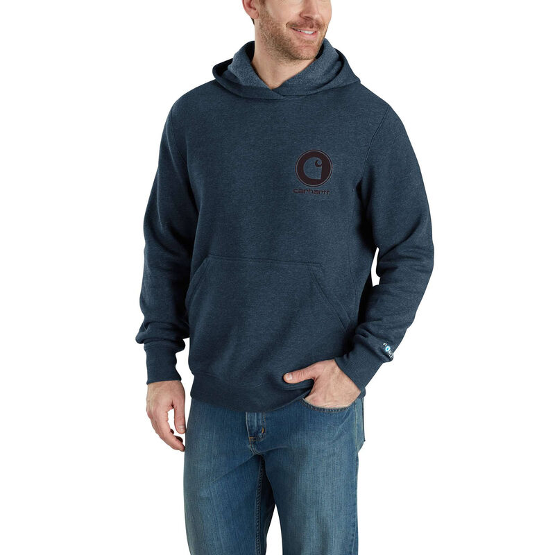 Carhartt Men's Force Delmont Graphic Hooded Sweatshirt image number 1