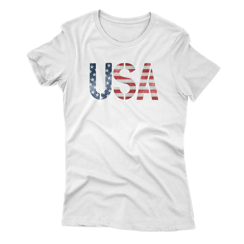 Points North Women's USA Short-Sleeve Tee image number 1