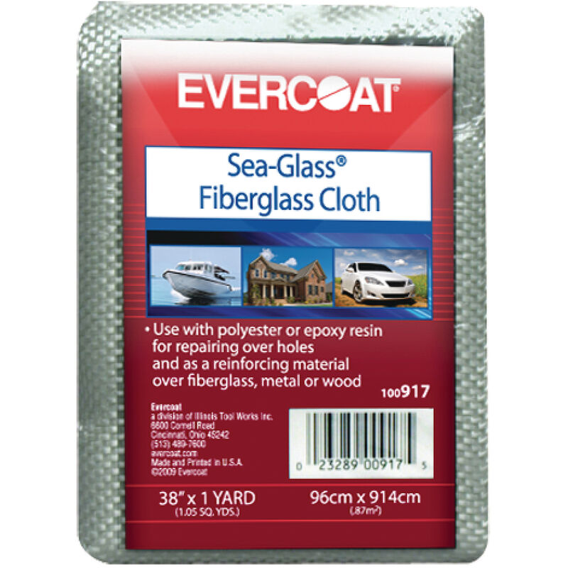 Evercoat Sea-Glass Fiberglass Cloth, 44 in. x 3 yds. image number 1