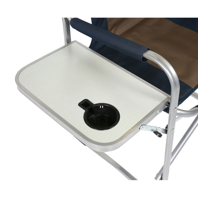 Venture Forward Director's Chair, Navy/Brown image number 5