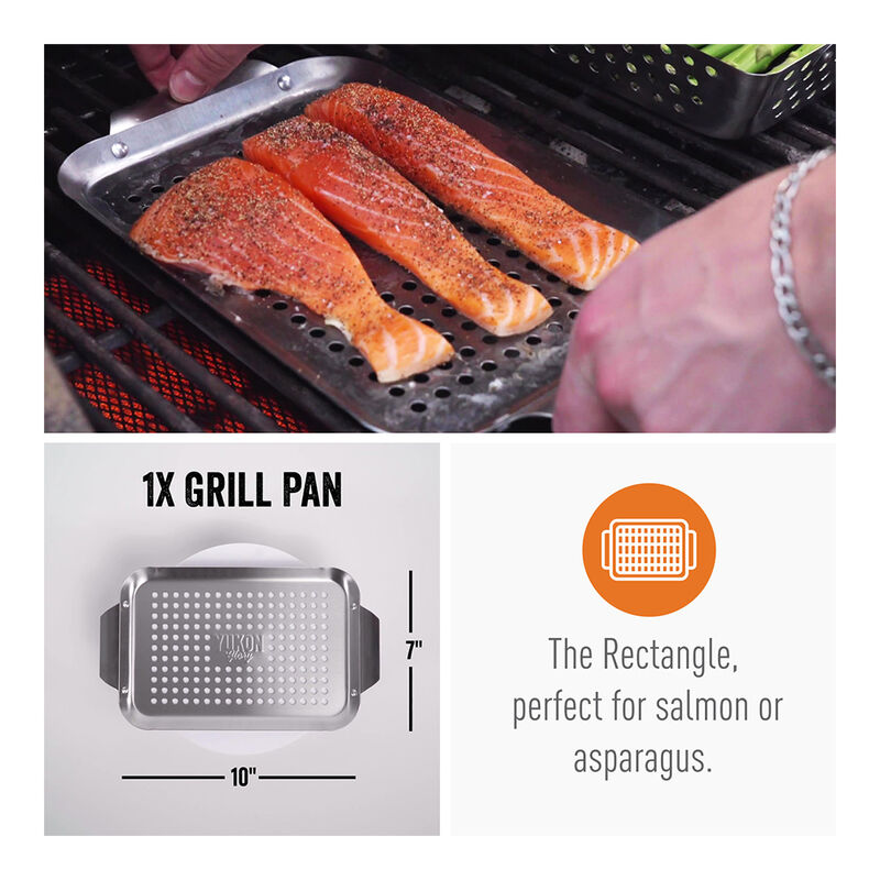 Yukon Glory Mini 3-Piece Grill Basket Set image number 5