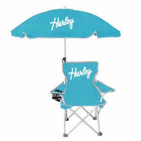 Hurley Kids Quad Chair w/ Umbrella - Sky Blue