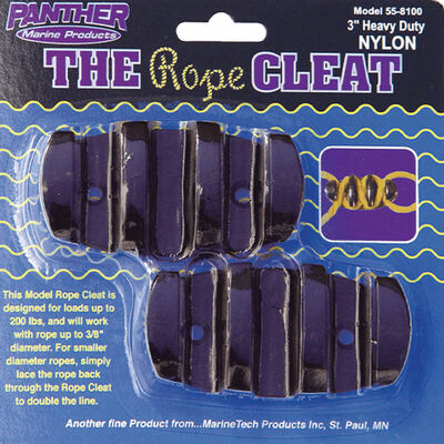 Panther 3" Rope Cleats, 2-pack