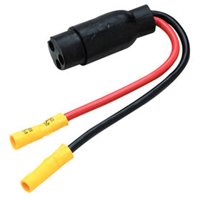 Seachoice Trolling Motor Plug, Straight Female / Motor-Side