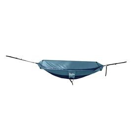 PahaQue Single Hammock, Navy/Light Blue