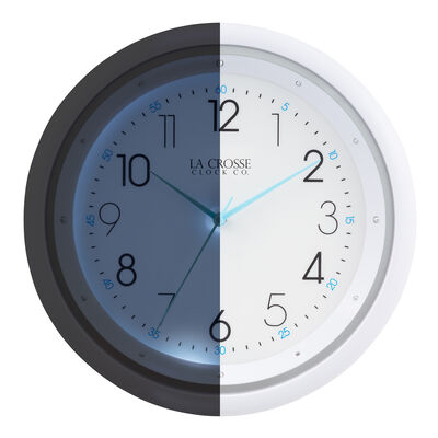 La Crosse 10" Wall Clock with Night Vision