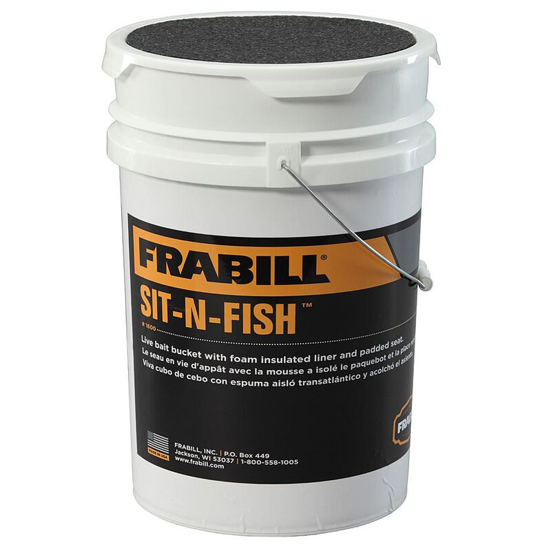 Frabill Sit-N-Fish Insulated Ice Bucket image number 1