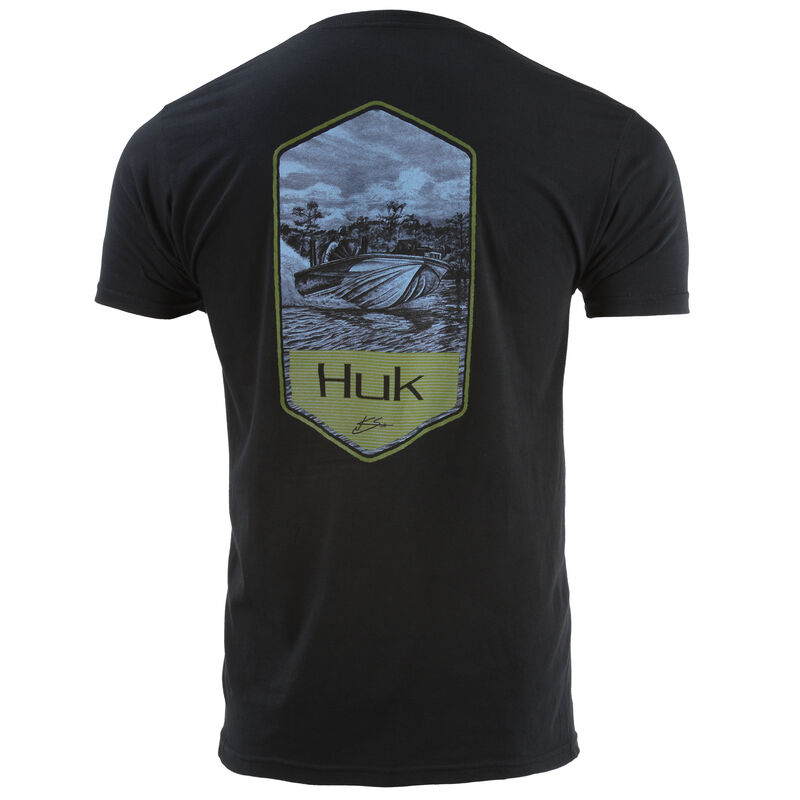 HUK Men’s Bass Boat Shield Short-Sleeve Tee image number 1