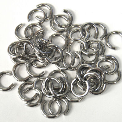 Clinching Rings Small 50 Rings fit 3/16" to 5/16" cord