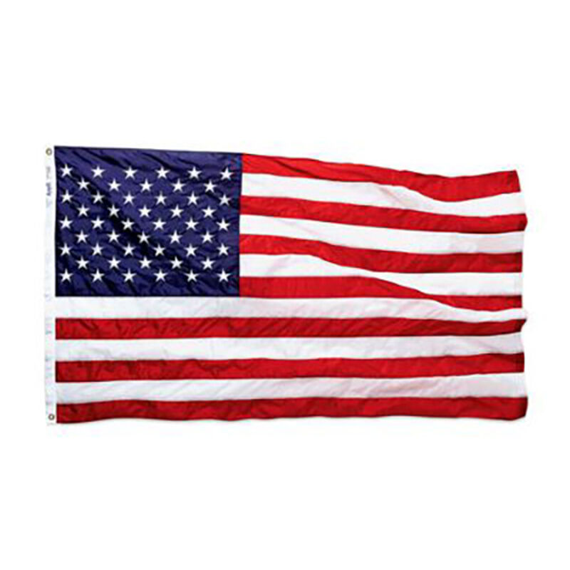 Annin Nylon Embroidered American Flag, 3' x 5' image number 1