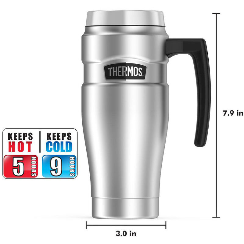 Thermos Stainless King 16-Oz. Vacuum-Insulated Stainless Steel Travel Mug image number 4