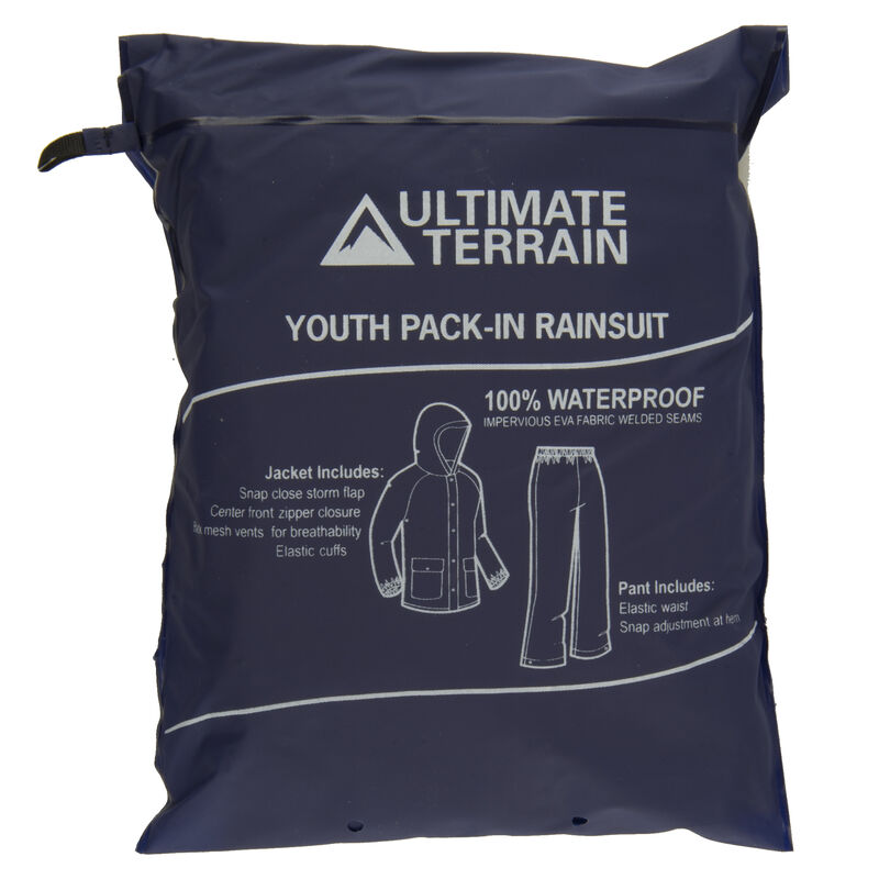 Ultimate Terrain Youth Pack-In Rain Suit image number 26