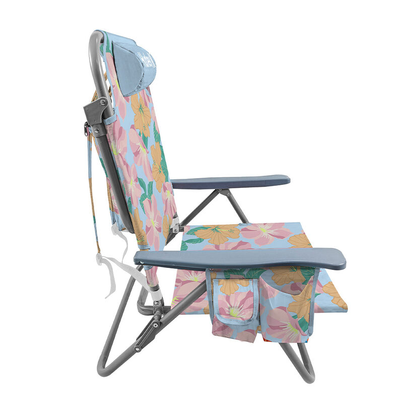 Hurley Printed Standard Backpack Beach Chair - Pink image number 2