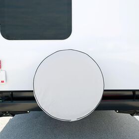 Elements Spare Tire Cover, White, 29.75"