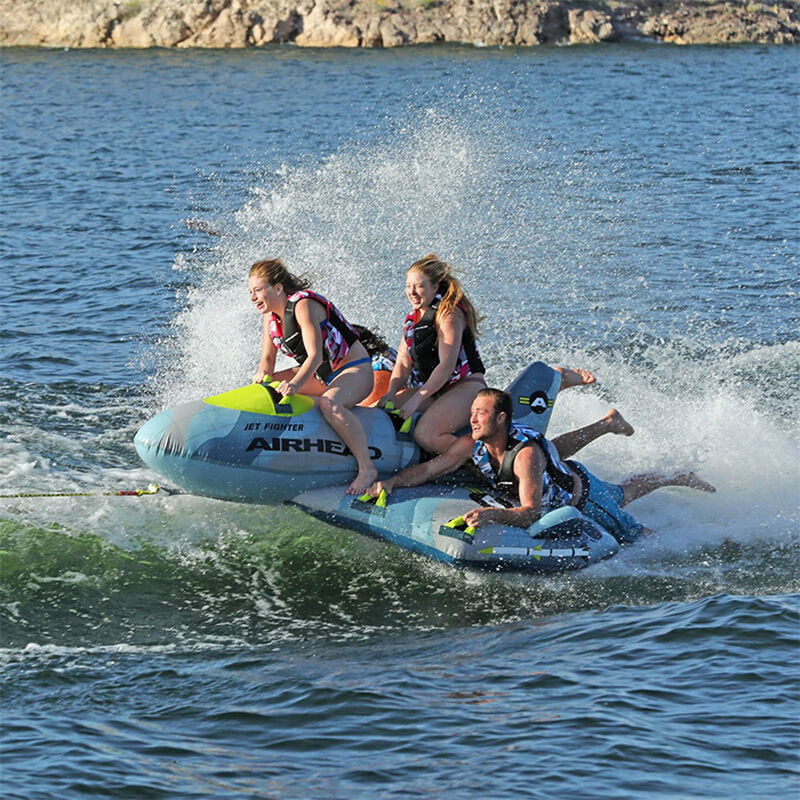 Airhead Jet Fighter 4-Person Towable Tube image number 13