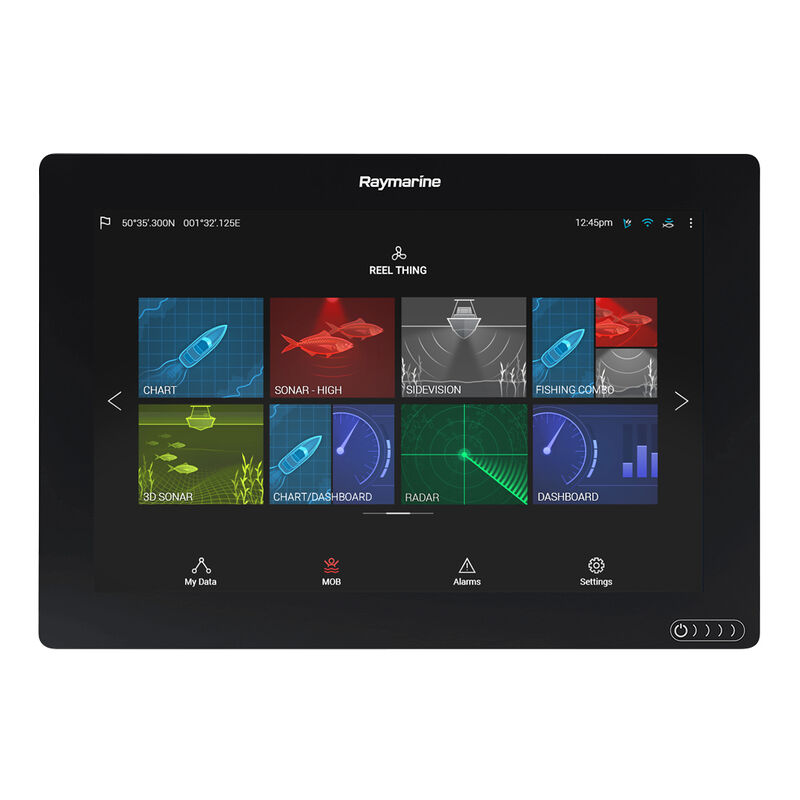 Raymarine Axiom 12 Touchscreen Multifunction Display with RealVision 3D Sonar image number 1
